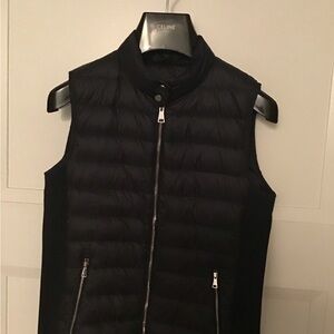 ZARA Down Black Puffer Vest.